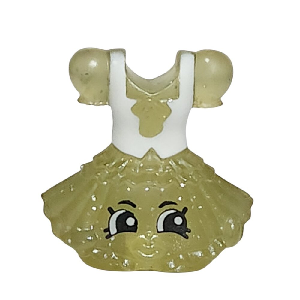 Shopkins Judy RARE Translucent Yellow Glitter Dress Happy Meal 2015 Toy